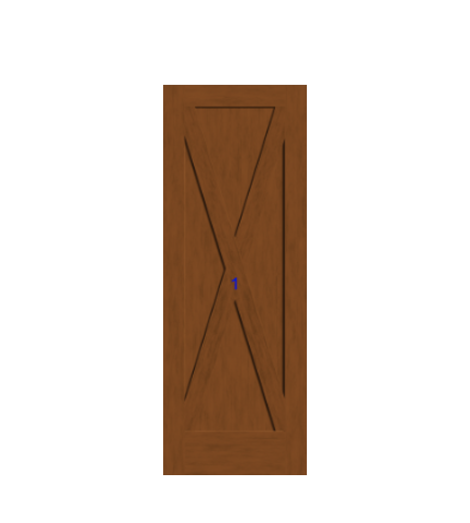 THERMATRU 6'8" Or 8'0" Classic Craft American Fir Panel Exterior Prehung Door CCA4905-DDBF3/ CCA84905-DDBF3