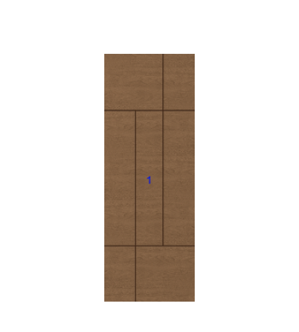 THERMATRU 6'8", 7'0" Or 8'0" Classic Craft Walnut Flush Exterior Prehung Door CCW906L/CCW8906L