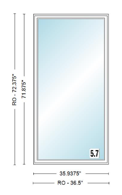 ANDERSEN Windows 400 Series Venting Casement 35-15/16" Wide Vinyl Exterior Wood Interior New Construction Low-E4 Dual Pane Argon Fill Glass Full Screen/Tempered/Frosted/Grilles Optional CXW13, CXW135, CXW14, CXW145, CXW15, CXW155, Or CXW16