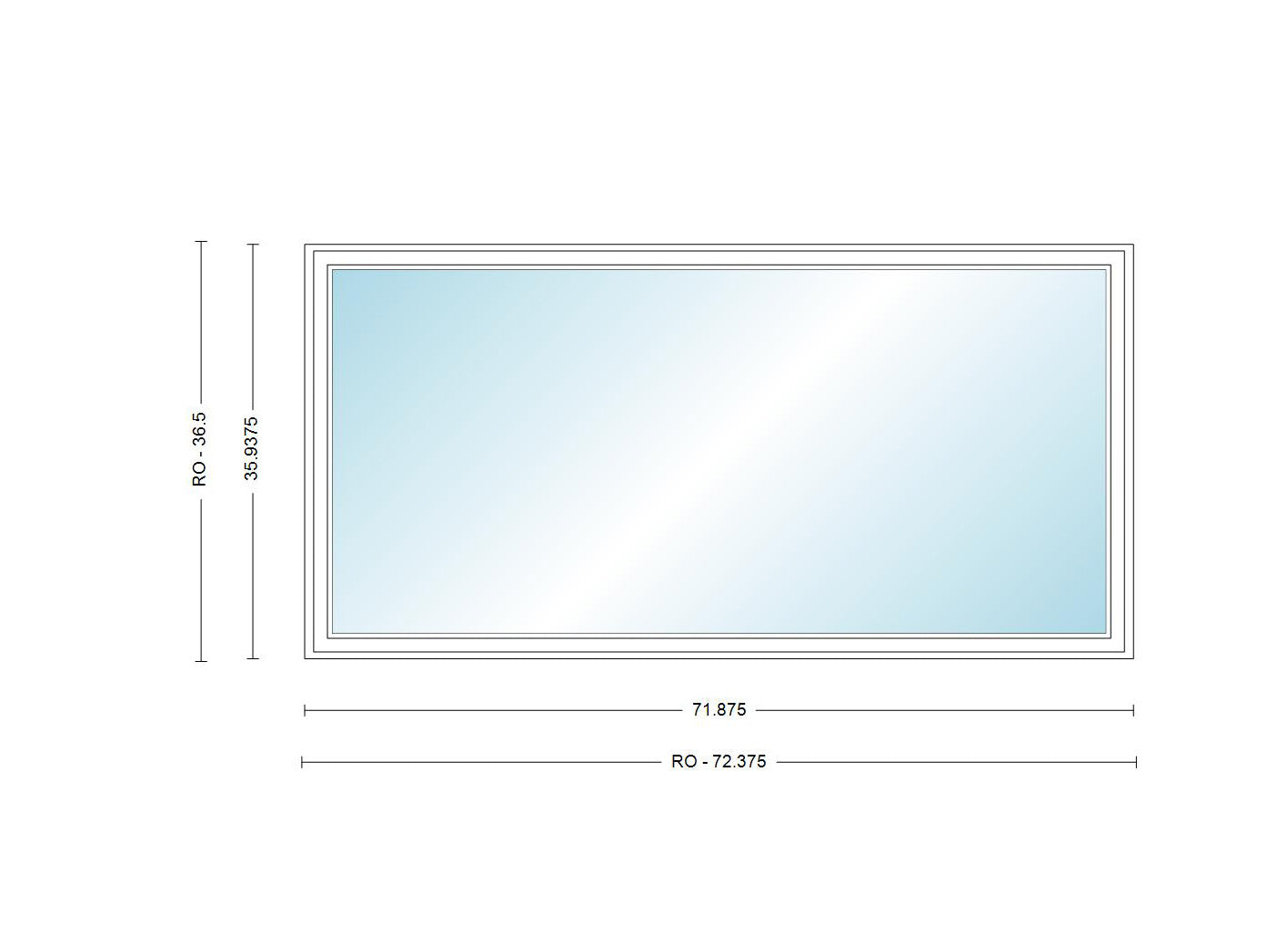 ANDERSEN Windows 400 Series Fixed/Stationary Awning 35-15/16" X 64-13/16 Or 71-7/8 High Vinyl Exterior Wood Interior Low-E4 Argon Dual Pane Glass Frosted/Tempered Optional AXW551 Or AXW61