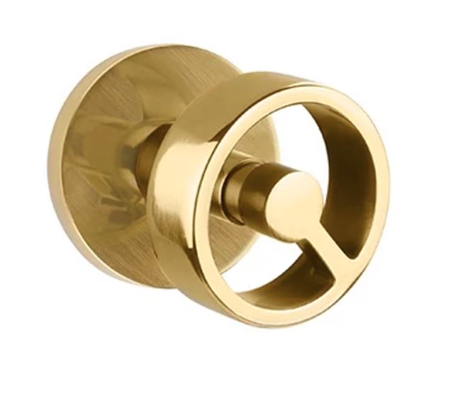EMTEK Spoke Knob Quincy, Disk, Square, Modern Rectangular, Or Urban Modern Rosette Door Knob Handle Passage, Privacy, Or Dummy Many Color Options