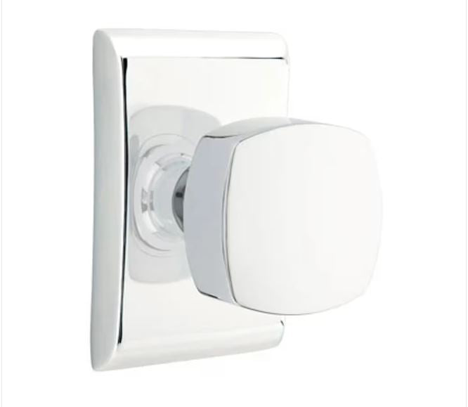 EMTEK Freestone Knob Modern, Disk, Square, Neos, Modern Rectangular, Or Urban Modern Rosette Door Knob Handle Passage, Privacy, Or Dummy Many Color Options