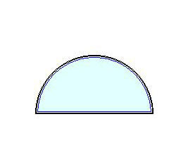 Marvin Essential Direct Glazed Round Top Fixed Picture Window Fiberglass Exterior And Interior Low-E2 With Argon Glass Tempered Option RT1 CN 2613, CN 2814, CN 3016, CN 3619, CN 4020, CN 5026, CN 5428, CN 6030, CN 7036 Or CN 8040