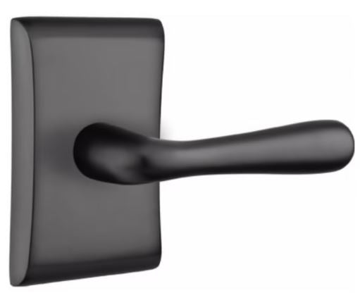 EMTEK Basel Lever Modern, Disk, Square, Neos, Modern Rectangular, Or Urban Modern Rosette Door Lever Handle Passage, Privacy, Or Dummy Many Color Options
