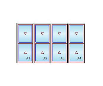 MARVIN Elevate Windows Quad Double Hung CN26 4W 102