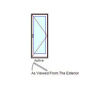 MARVIN Elevate Inswing/Outswing French Door 30-5/16", 32-5/16", Or 36-5/16" X 79 1/2", 82", 86", Or 95-1/2" Wood Interior Fiberglass Exterior Clear Tempered Low-E2 Argon CN2665 CN2668 CN2670 CN2680 CN2865 CN2868 CN2870 CN2880 CN3065 CN3068 CN3070 CN3080