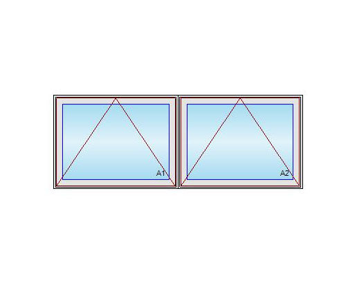 MARVIN Elevate Twin Awning Windows CN49 2W 96" Wide Venting Or Fixed Ultrex Fiberglass Exterior Bare Pine Interior New Construction Dual Pane Low-E2 Argon Full Screen Optional CN4919 2W CN4923 2W CN4927 2W CN4935 2W CN4939 2W CN4947 2W