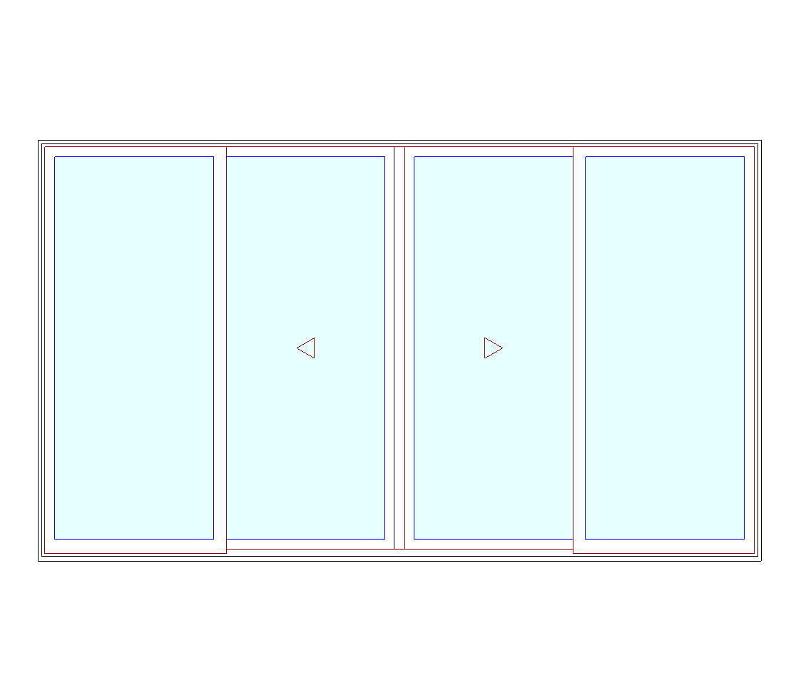 MARVIN Elevate CN 12068 4 Panel Sliding Patio Door OXXO 141