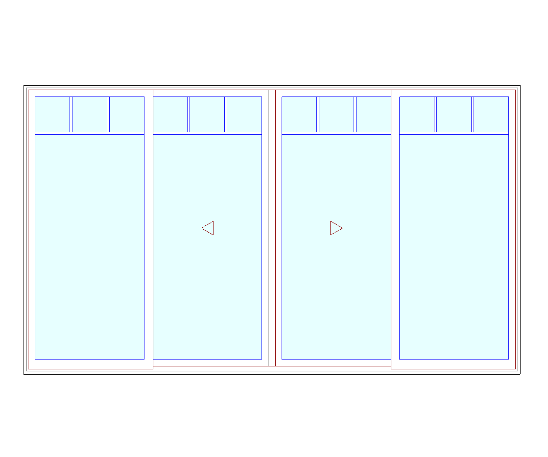 MARVIN Elevate CN 12068 4 Panel Sliding Patio Door OXXO 141" X 82" Ultrex Fiberglass Exterior Wood Interior Clear Tempered Glass Low-E2 With Argon Grilles/Screen Optional