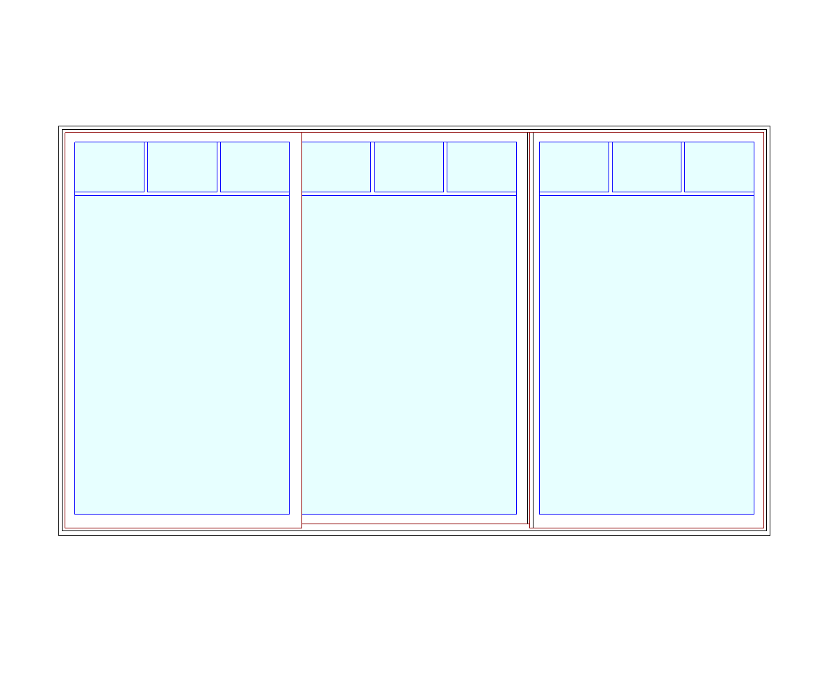 MARVIN Elevate CN 12068 3 Panel Sliding Patio Door 142.5" X 82" Ultrex Fiberglass Exterior Wood Interior Clear Tempered Glass Low-E2 With Argon Grilles/Screen Optional