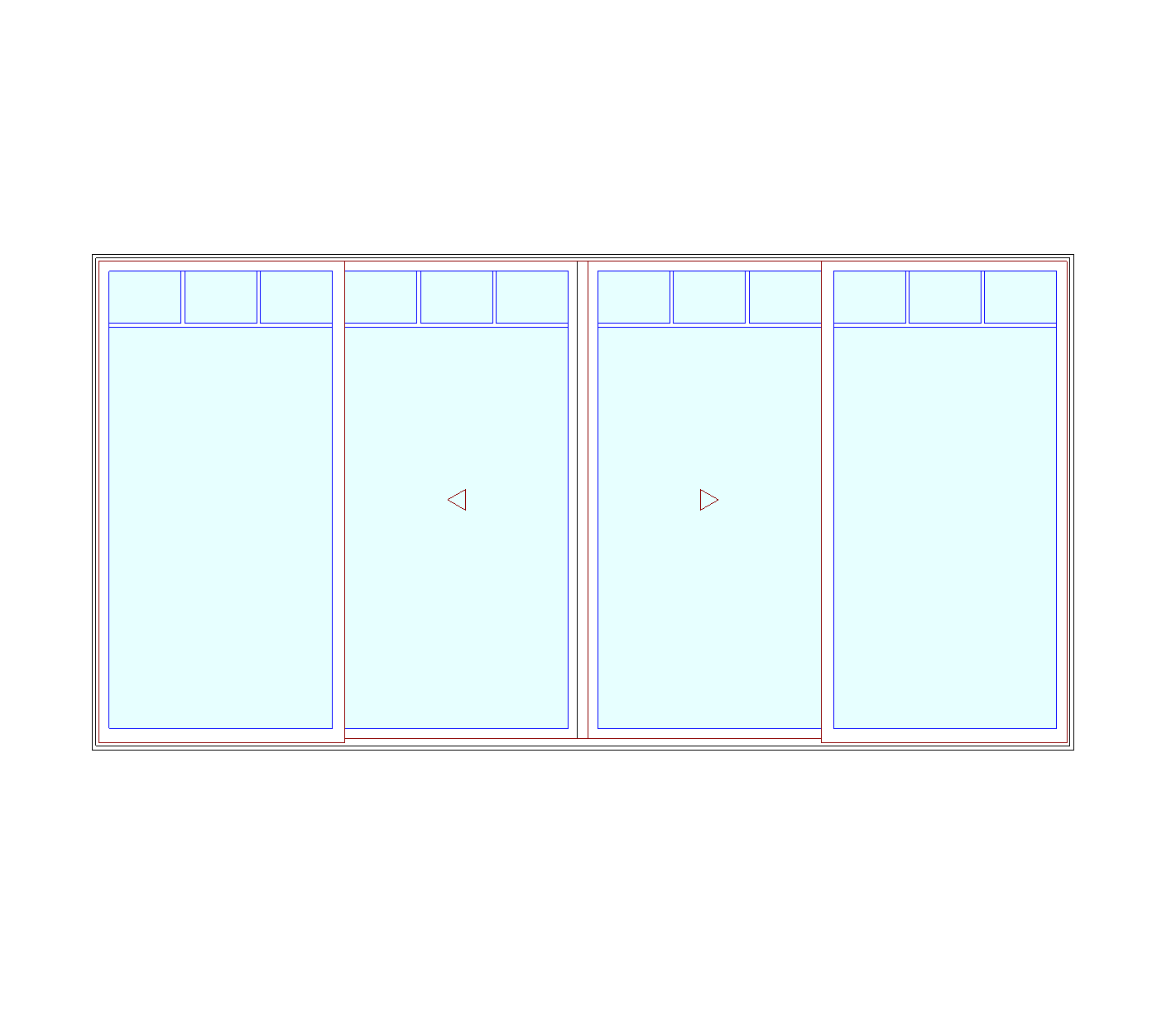 MARVIN Elevate CN 16080 4 Panel Sliding Patio Door OXXO 189" X 95.5" Ultrex Fiberglass Exterior Wood Interior Clear Tempered Glass Low-E2 With Argon Grilles/Screen Optional