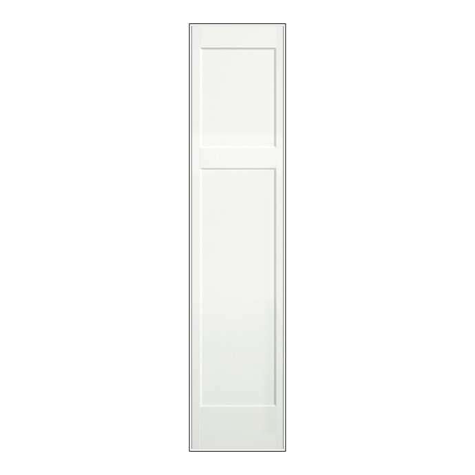 REEB 6'8 X 1-3/8 Or 1-3/4 1+2 Panel Primed Flat Shaker Sticking Interior Door PR8760