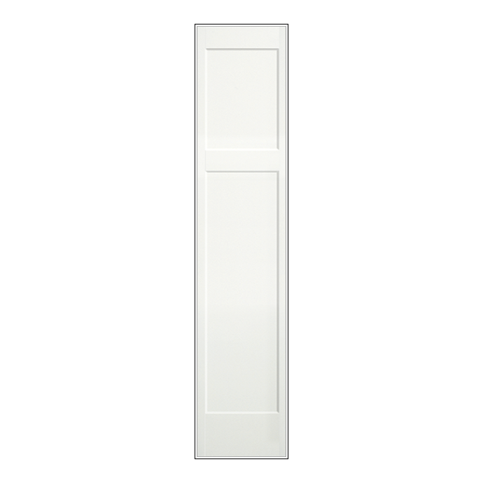 REEB 7'0 X 1-3/8 1+2 Panel Primed Flat Shaker Sticking Interior Door PR8760