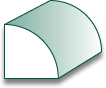 PVC 8065 3/4 X 3/4 X 16' PVC Quarter Round Molding (5-Value Pack)