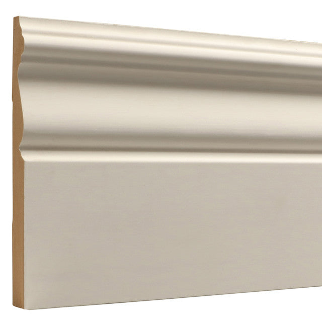 B312 16' Primed MDF Traditional Base Molding (5-Value Pack)