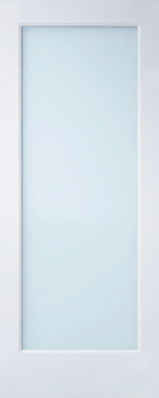 MMI 1 Lite Laminate 6'8" X 1-3/8 Ovolo Sticking Primed Frame Tempered Glass Interior French Door