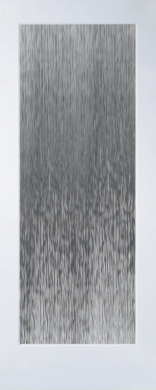 MMI 1 Lite Rain 6'8" X 1-3/8 Ovolo Sticking Primed Frame Tempered Glass Interior French Door