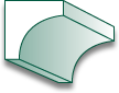 PVC WM93 3/4 X 3/4 X 16' PVC Cove Molding (5-Value Pack)
