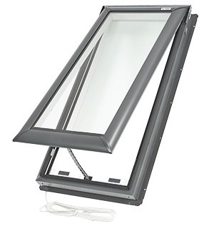 VELUX VSS Or VSE 30-9/16 Deck Mounted Vented Solar Or Electric 'Fresh Air' Step Flashing Pitched Roof Skylights M02, M04, M06, Or M08