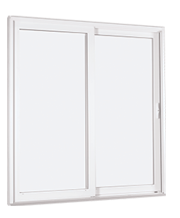 MI V3000 Series 8'0" X 6'8" Vinyl Sliding/Gliding Clear Tempered Glass 2 Panel White Setup Patio Door 1615 Low-E/Grilles/Screen Options