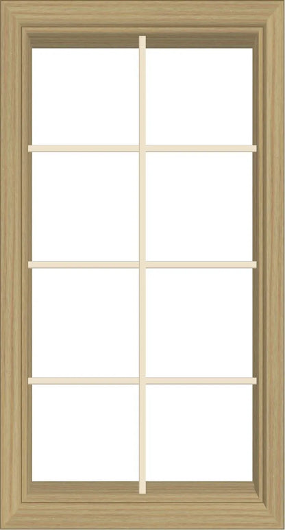 ANDERSEN Windows 400 Series Venting Casement 24⅛" Wide Vinyl Exterior Wood Interior New Construction Low-E4 Dual Pane Argon Fill Glass Full Screen/Tempered/Frosted/Grilles Optional C12, C125, C13, C135, C14, C145, C15, C155, Or C16