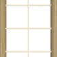 ANDERSEN Windows 400 Series Venting Casement 17" Wide Vinyl Exterior Wood Interior New Construction Low-E4 Dual Pane Argon Fill Glass Full Screen/Tempered/Frosted/Grilles Optional CR12, CR125, CR13, CR135, CR14, CR145, CR15, CR155, Or CR16