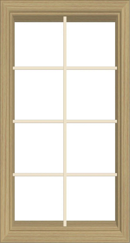 ANDERSEN Windows 400 Series Venting Casement 17" Wide Vinyl Exterior Wood Interior New Construction Low-E4 Dual Pane Argon Fill Glass Full Screen/Tempered/Frosted/Grilles Optional CR12, CR125, CR13, CR135, CR14, CR145, CR15, CR155, Or CR16