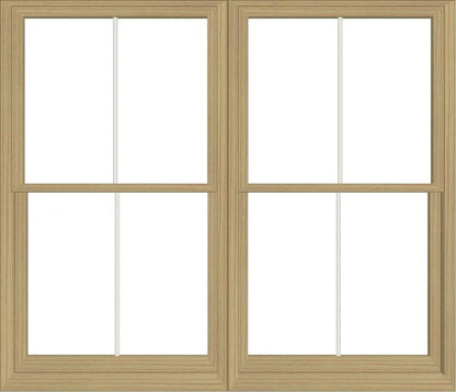ANDERSEN Windows 400 Series Twin Double Hung 67-3/8" Wide Equal Sash Vinyl Exterior Wood Interior Low-E4 Dual Pane Glass Screen/Tempered/Frosted/Grilles Optional TW2832-2, TW2836-2, TW28310-2, TW2842-2, TW2846-2, TW28410-2, Or TW2852-2