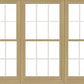 ANDERSEN Windows 400 Series Triple Double Hung Venting Window 89-1/8" Equal Sash Vinyl Exterior Wood Interior Low-E4 Dual Pane Glass Full Screen/Grilles/Tempered Optional TW24310-3, TW2442-3, TW2446-3, TW24410-3, Or TW2452-3