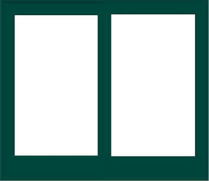 ANDERSEN FWG80611 400 Series 95-1/4" X 82-3/8" Frenchwood Sliding/Gliding Vinyl Exterior Wood Interior Dual Pane Low-E Tempered Argon Fill Glass 2 Panel Patio Door Grilles/Screen/Assembeled Options