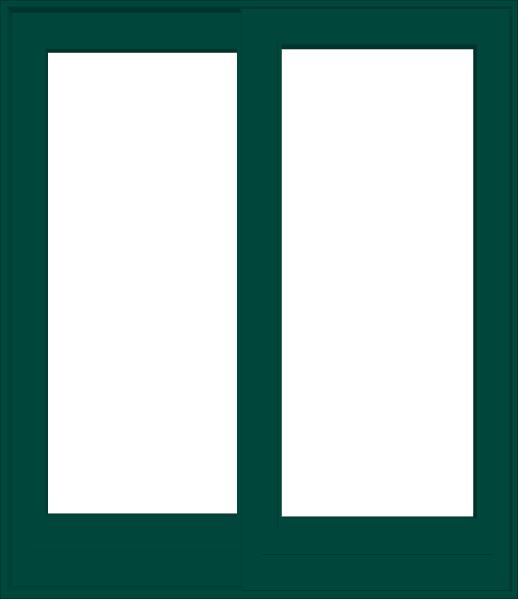 ANDERSEN FWG60611 400 Series 71-1/4" X 82-3/8" Frenchwood Sliding/Gliding Vinyl Exterior Wood Interior Dual Pane Low-E Tempered Argon Fill Glass 2 Panel Patio Door Grilles/Screen/Assembeled Options