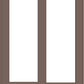 ANDERSEN 400 Series FWG5068 59-1/4" X 79-1/2" Frenchwood Sliding/Gliding Vinyl Exterior Wood Interior Dual Pane Low-E Tempered Argon Fill Glass 2 Panel Patio Door Grilles/Screen/Assembled Options