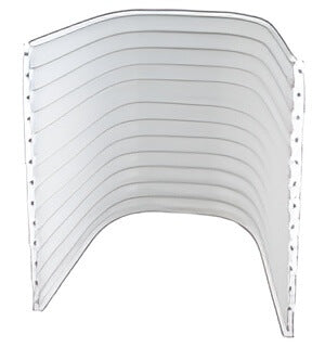 Boman Kemp 40" Wide White Or Stackstone Window Wells Ladders, Grates, And Covers