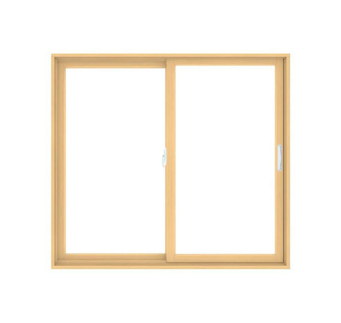 ANDERSEN Windows 200 Series Gliding Slider Window 71-1/2" Wide Vinyl Exterior Wood Interior Low-E Dual Pane Glass Full Screen/Grilles/Tempered Optional 244GW6030, 244GW6036, 244GW6040, 244GW6046 Or 244GW6050