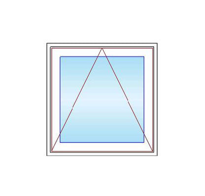 MARVIN IN STOCK Essential Awning Window CN2020 Frame Size: 23.5" X 23.75" White Fiberglass Exterior And Interior Tempered & Obscure Low-E2 With Argon Glass 2" Jambs White Folding Handle & Screen Stainless Perimeter Bar Nailing Fins
