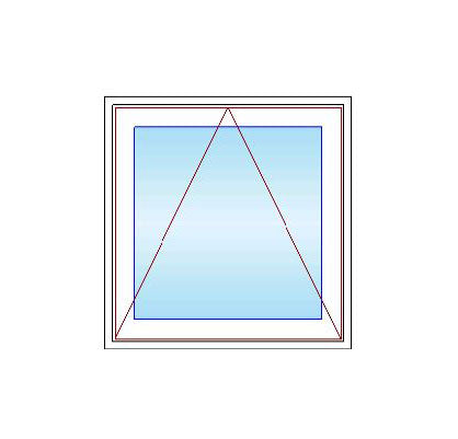 MARVIN IN STOCK Essential Awning Window CN2020 Frame Size: 23.5" X 23.75" White Fiberglass Exterior And Interior Tempered & Obscure Low-E2 With Argon Glass 2" Jambs White Folding Handle & Screen Stainless Perimeter Bar Nailing Fins
