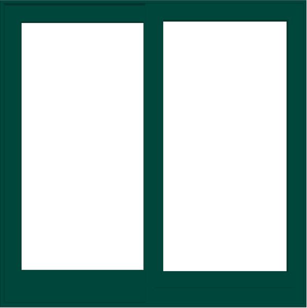 ANDERSEN FWG8080 400 Series 95-1/4" X 95-1/2" Frenchwood Sliding/Gliding Vinyl Exterior Wood Interior Dual Pane Low-E Tempered Argon Fill Glass 2 Panel Patio Door Grilles/Screen/Assembeled Options