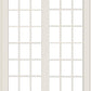 ANDERSEN FWG6080 400 Series 71-1/4" X 95-1/2" Frenchwood Sliding/Gliding Vinyl Exterior Wood Interior Dual Pane Low-E Tempered Argon Fill Glass 2 Panel Patio Door Grilles/Screen/Assembeled Options