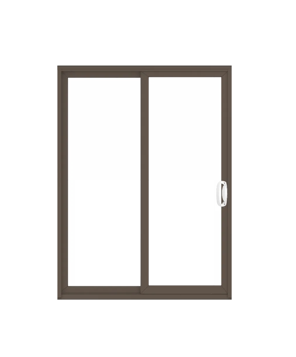 ANDERSEN PS8 200 Series Permashield 96" X 82-3/8" Sliding/Gliding Dual Pane Or Triple Pane Low-E Tempered Argon Fill Stainless Glass 2 Panel Patio Door Grilles/Screen Options