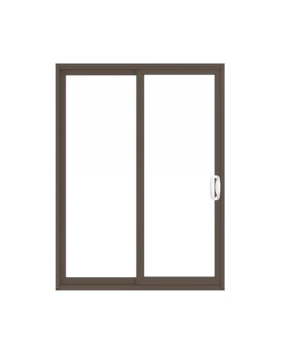 ANDERSEN PS5 200 Series Permashield 59-1/4" X 79-1/2" Sliding/Gliding Dual Pane Or Triple Pane Low-E Tempered Argon Fill Stainless Glass 2 Panel Patio Door Grilles/Screen Options