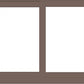 ANDERSEN FWG8068 400 Series 95-1/4" X 79-1/2" Frenchwood Sliding/Gliding Vinyl Exterior Wood Interior Dual Pane Low-E Tempered Argon Fill Glass 2 Panel Patio Door Grilles/Screen/Assembeled Options