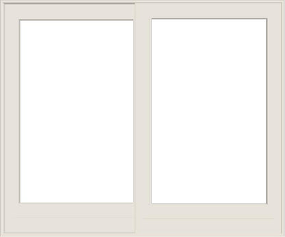 ANDERSEN FWG8068 400 Series 95-1/4" X 79-1/2" Frenchwood Sliding/Gliding Vinyl Exterior Wood Interior Dual Pane Low-E Tempered Argon Fill Glass 2 Panel Patio Door Grilles/Screen/Assembeled Options