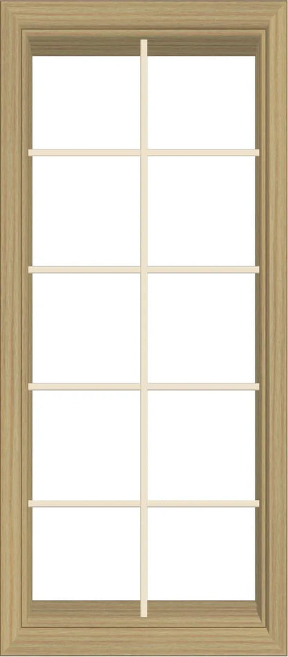 ANDERSEN Windows 400 Series Venting Casement 28⅜" Wide Vinyl Exterior Wood Interior New Construction Low-E4 Dual Pane Argon Fill Glass Full Screen/Tempered/Frosted/Grilles Optional CW12, CW125, CW13, CW135, CW14, CW145, CW15, CW155, Or CW16