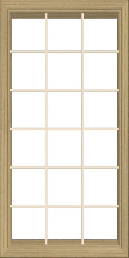 ANDERSEN Windows 400 Series Venting Casement 31½" Wide Vinyl Exterior Wood Interior New Construction Low-E4 Dual Pane Argon Fill Glass Full Screen/Tempered/Frosted/Grilles Optional CX125, CX13, CX135, CX14, CX145, CX15, CX155, Or CX16
