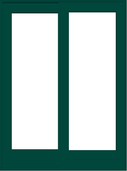 ANDERSEN FWG6080 400 Series 71-1/4" X 95-1/2" Frenchwood Sliding/Gliding Vinyl Exterior Wood Interior Dual Pane Low-E Tempered Argon Fill Glass 2 Panel Patio Door Grilles/Screen/Assembeled Options
