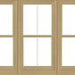 ANDERSEN Windows 400 Series Triple Double Hung Venting Window 89-1/8" Equal Sash Vinyl Exterior Wood Interior Low-E4 Dual Pane Glass Full Screen/Grilles/Tempered Optional TW24310-3, TW2442-3, TW2446-3, TW24410-3, Or TW2452-3