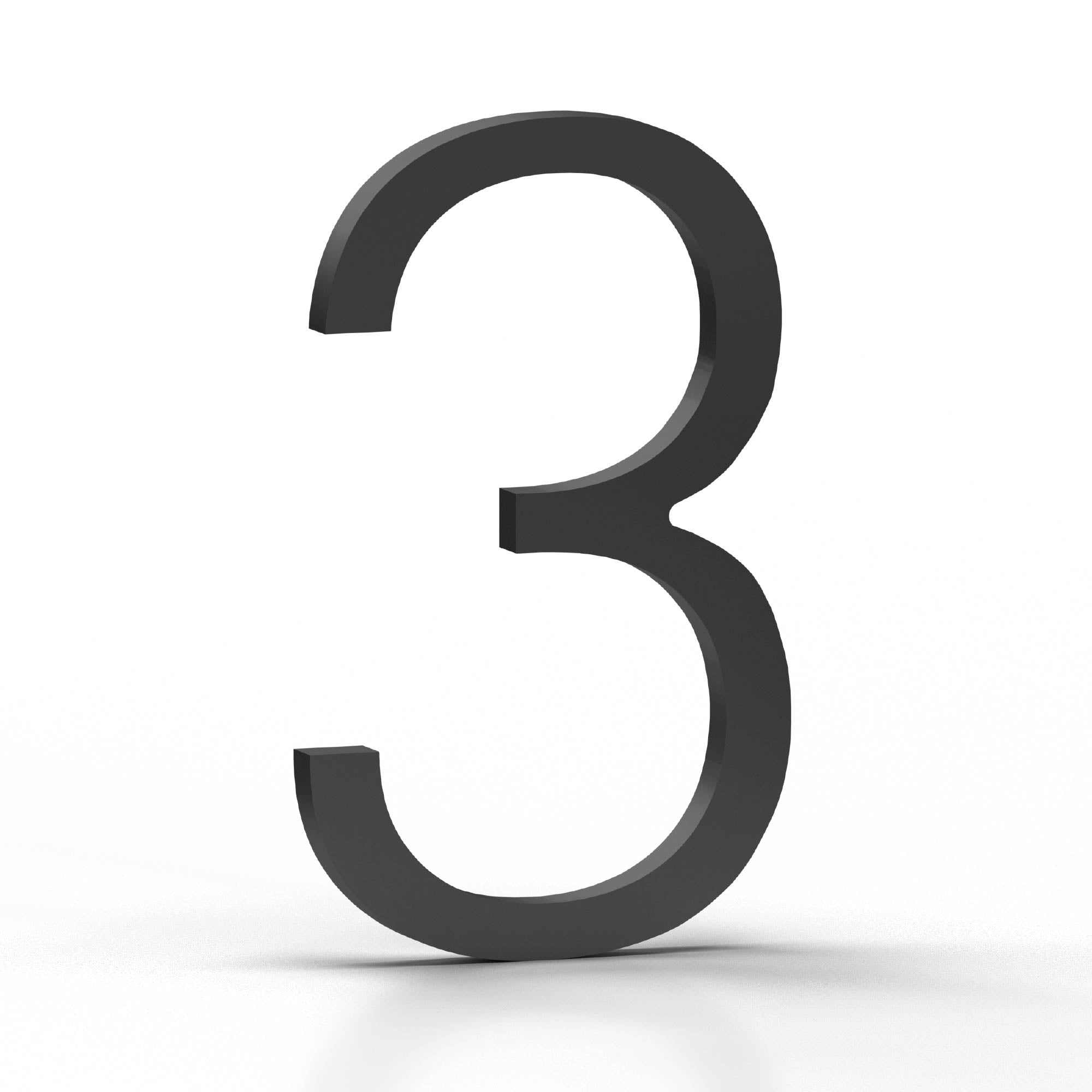 MEGA HANDLES 5" Wide House Numbers With Concealed Screws Floating Or Flush Installation Option