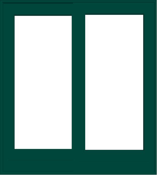 ANDERSEN FWG6068 400 Series 71-1/4" X 79-1/2" Frenchwood Sliding/Gliding Vinyl Exterior Wood Interior Dual Pane Low-E Tempered Argon Fill Glass 2 Panel Patio Door Grilles/Screen/Assembeled Options