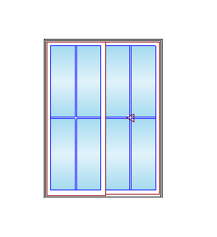 MARVIN Elevate Sliding Patio Door CN 5065 59" X 79.5" Ultrex Fiberglass Exterior Wood Interior Clear Tempered Glass Low-E2 With Argon 2 Panels Grilles/Screen Optional