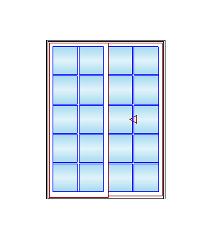 MARVIN Elevate Sliding Patio Door CN 5065 59" X 79.5" Ultrex Fiberglass Exterior Wood Interior Clear Tempered Glass Low-E2 With Argon 2 Panels Grilles/Screen Optional